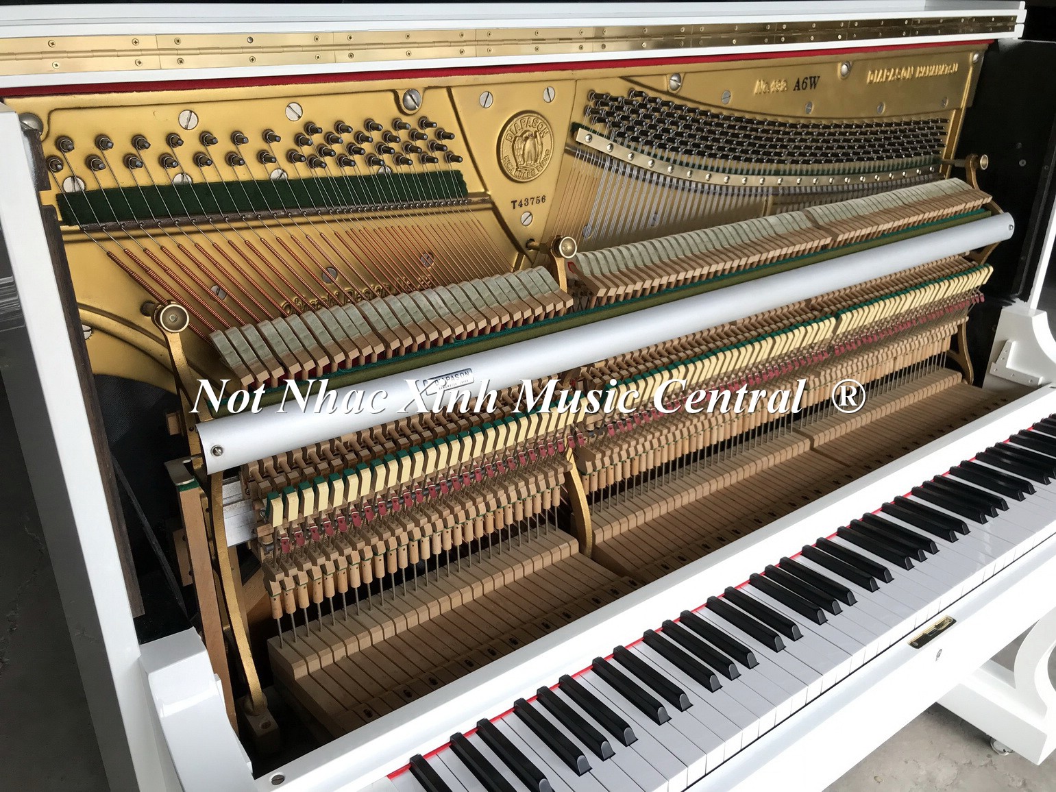 Đàn piano cơ Diapason 132A6W