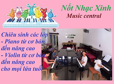 Thường xuyên Chiêu sinh các lớp piano